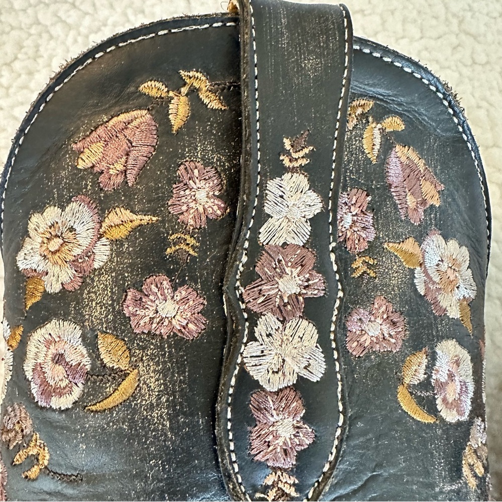 Women’s Cavender Distressed Embroidered Boots - Picture 2 of 9